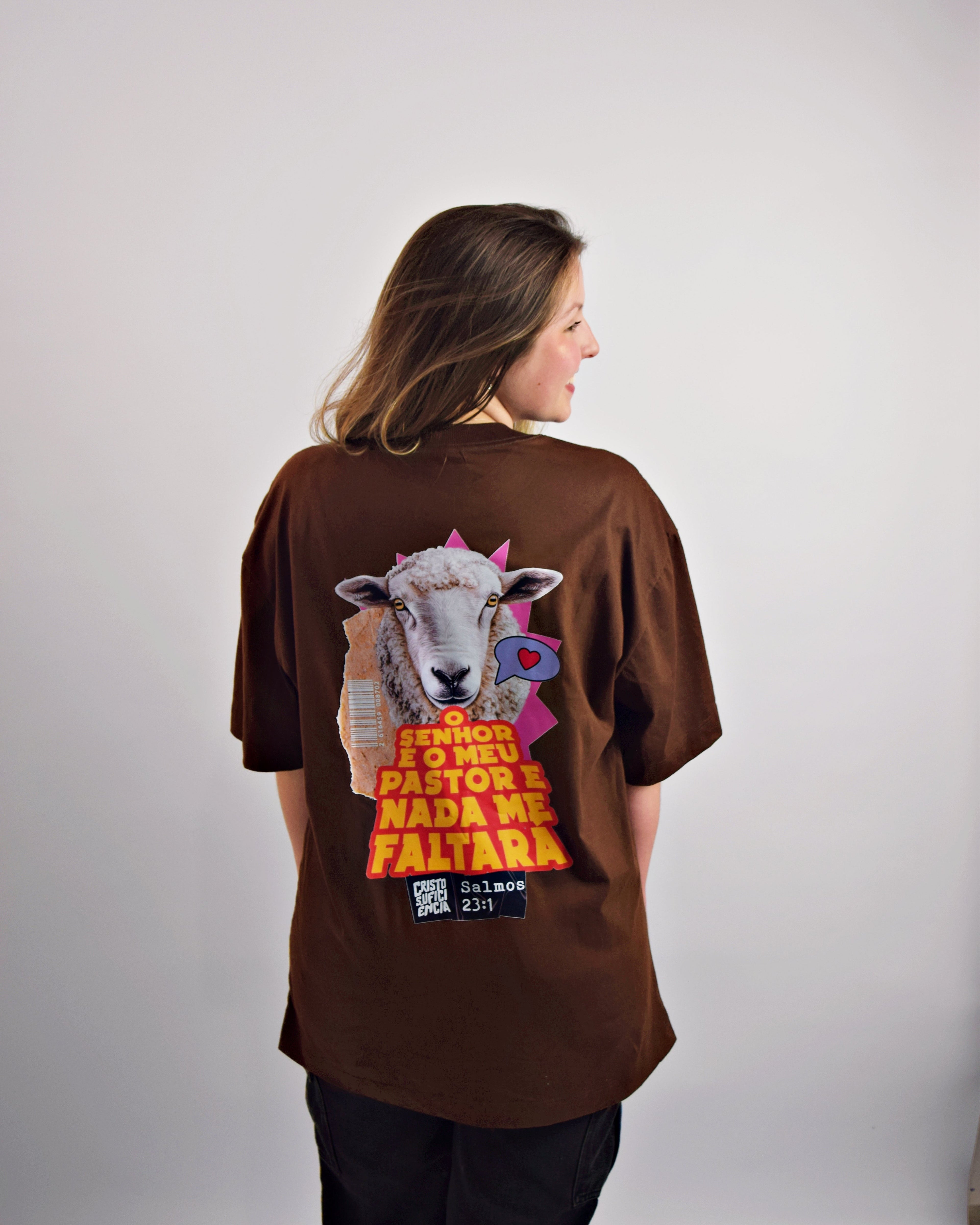 CAMISETA SENHOR É MEU PASTOR OVERSIZED STREET