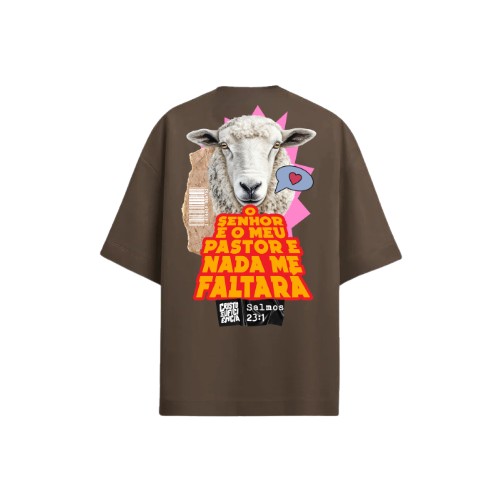 CAMISA SENHOR É MEU PASTOR OVERSIZED STREET